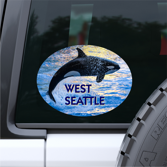 West Seattle + Alki Beach Decals and Stickers ~ UV Weatherproof!