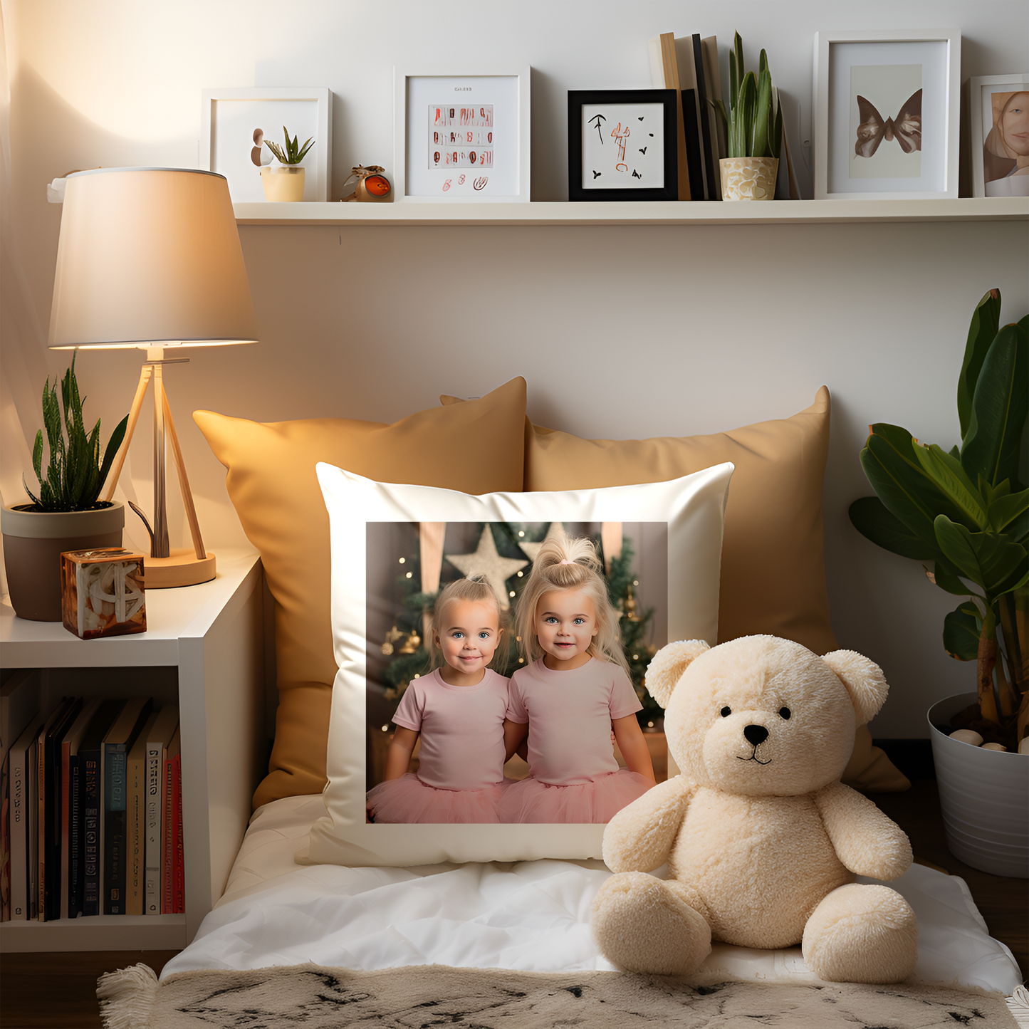 Custom Photo Special Memory Pillows ~ Full Color Throw Pillow Covers for 16" or 18" Pillows