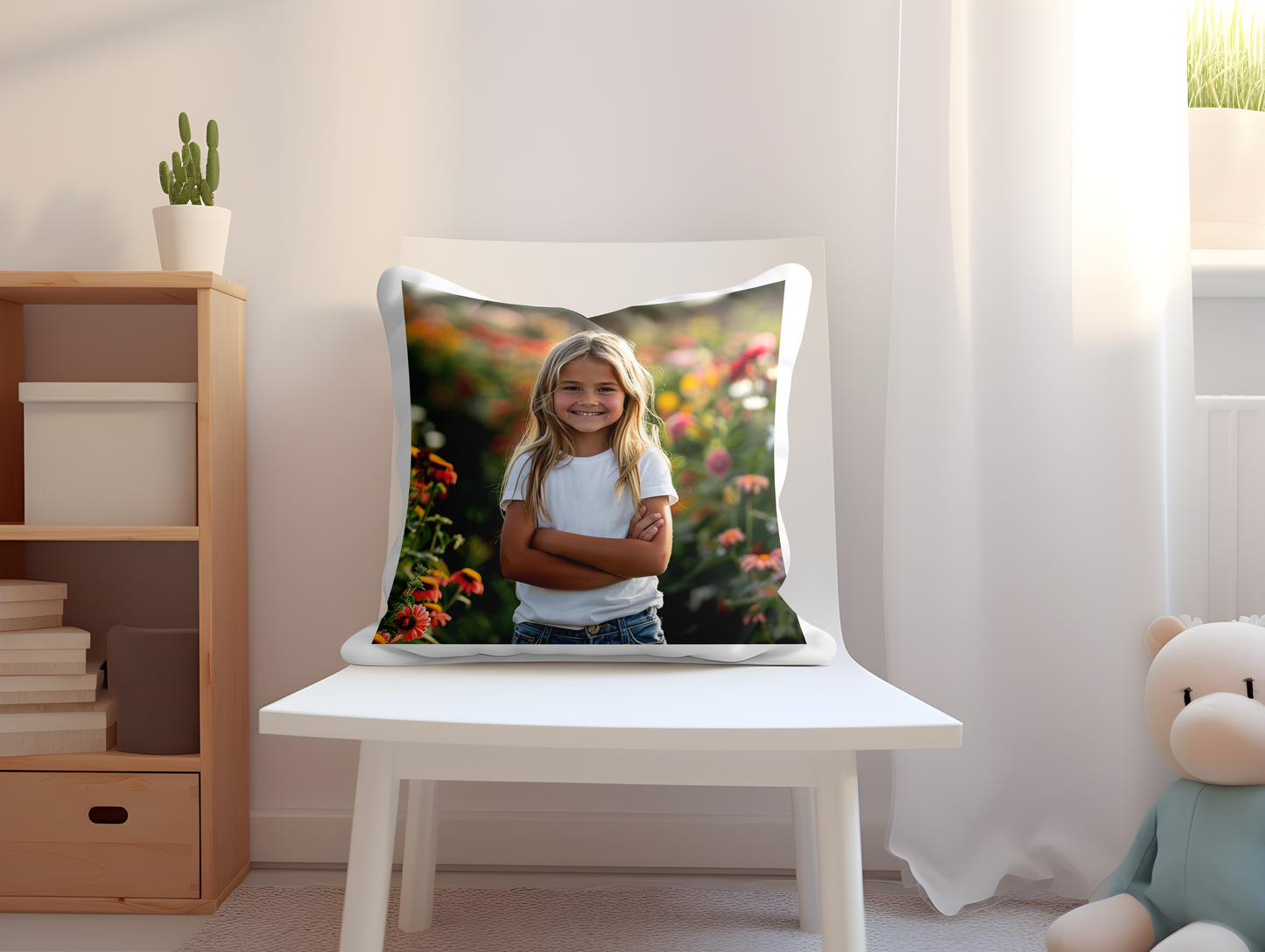 Custom Photo Special Memory Pillows ~ Full Color Throw Pillow Covers for 16" or 18" Pillows