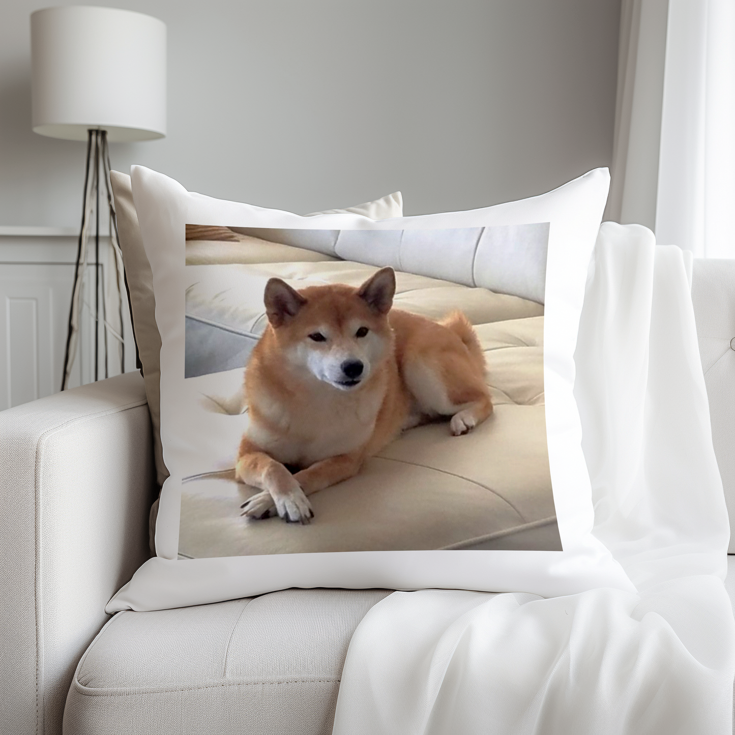 Custom Photo Special Memory Pillows ~ Full Color Throw Pillow Covers for 16" or 18" Pillows