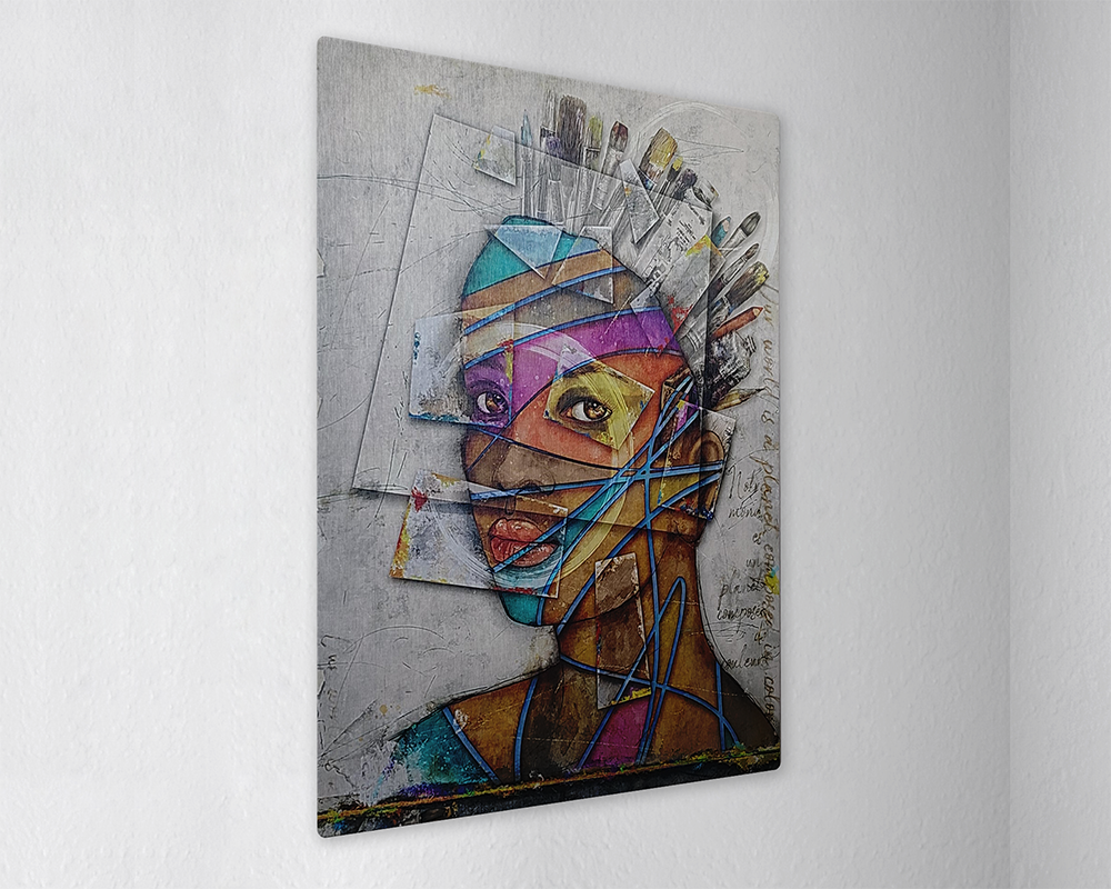 Custom Photo + Artwork Luxe Metal Prints