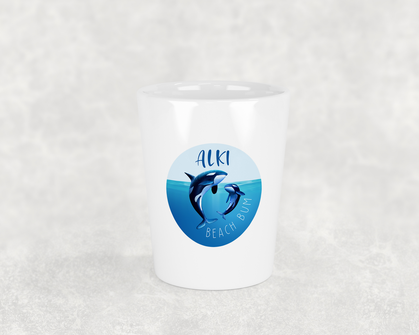 West Seattle + Alki Beach Shot Glasses