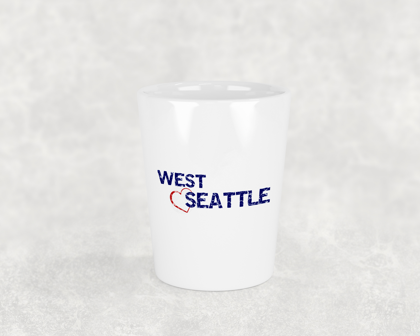 West Seattle + Alki Beach Shot Glasses