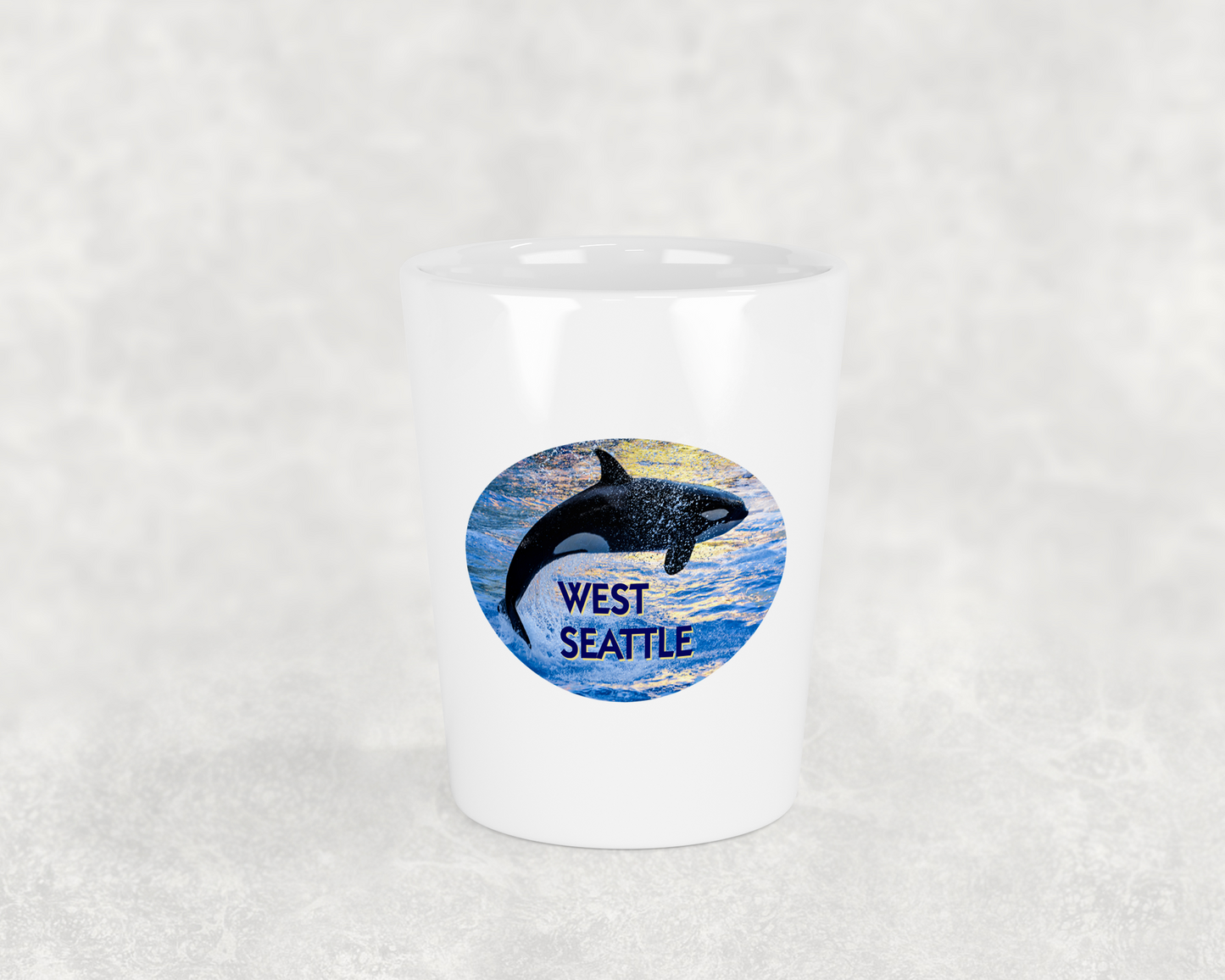 West Seattle + Alki Beach Shot Glasses