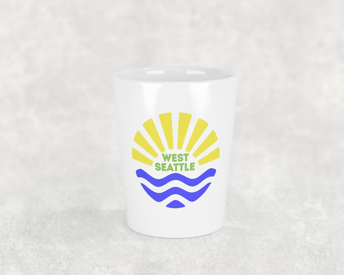 West Seattle + Alki Beach Shot Glasses