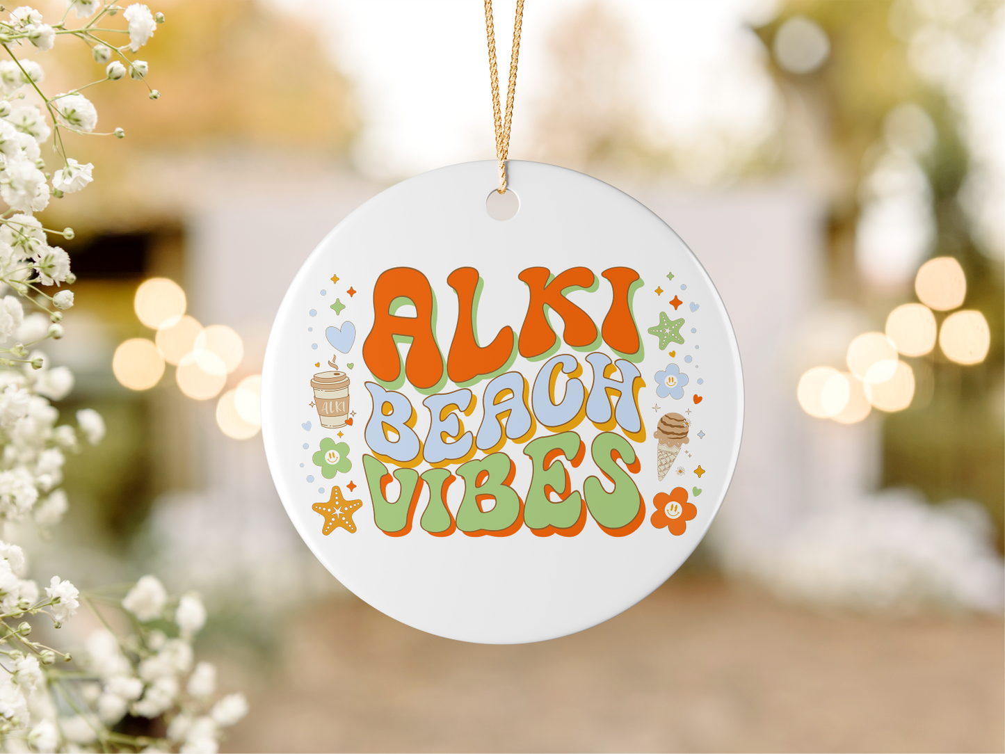 West Seattle + Alki Beach Ornaments ~ Decorate in Style!