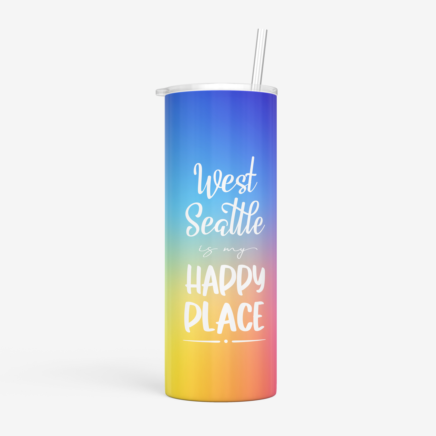 West Seattle + Alki Beach Tumblers ~ 20 oz ~ Hot or Cold!