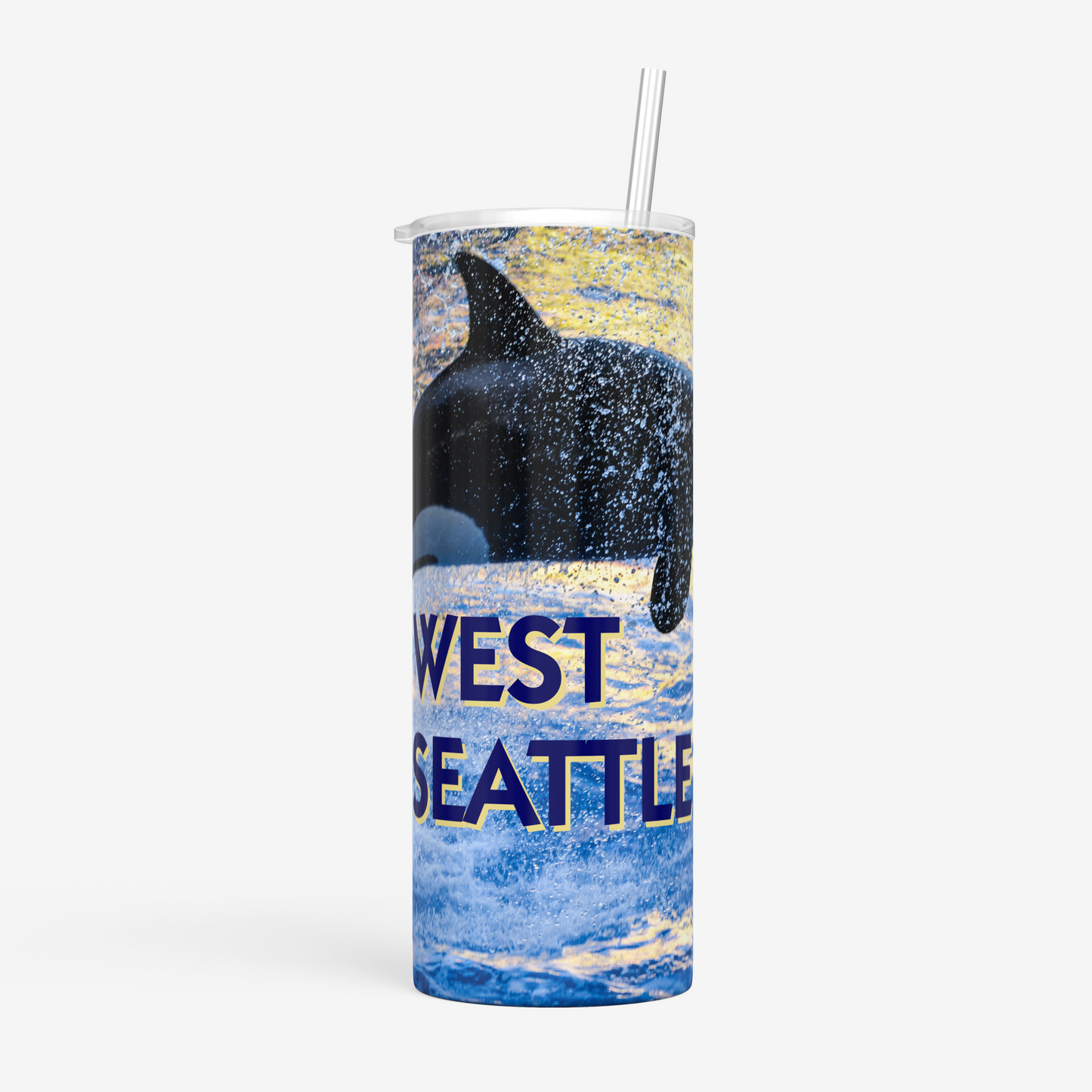 West Seattle + Alki Beach Tumblers ~ 20 oz ~ Hot or Cold!