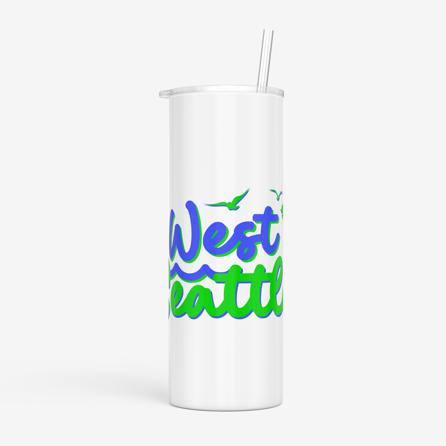 West Seattle + Alki Beach Tumblers ~ 20 oz ~ Hot or Cold!