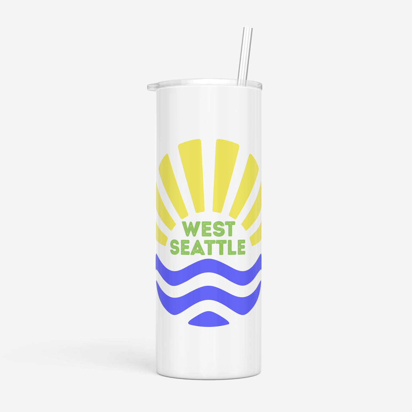 West Seattle + Alki Beach Tumblers ~ 20 oz ~ Hot or Cold!