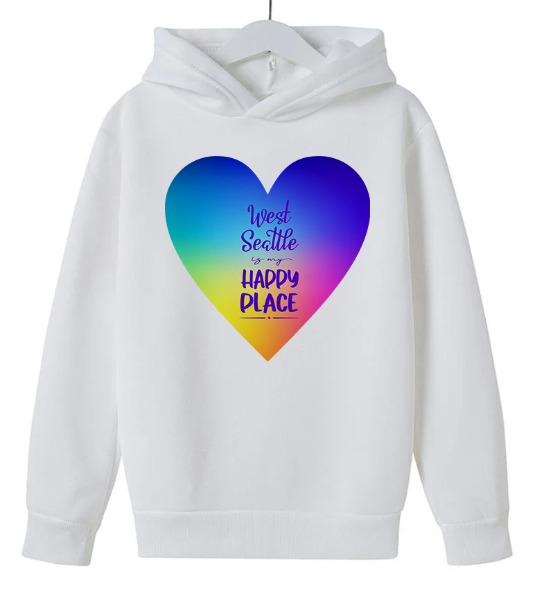 West Seattle + Alki Beach Hoodies for Kids ~ Toddlers, Youth & Teens!