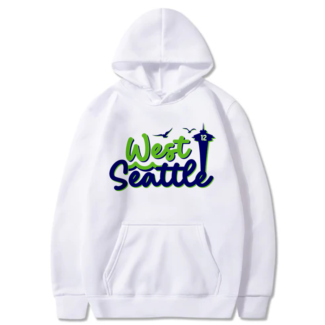 West Seattle + Alki Beach Hoodies ~ Stay Cozy with Great Designs