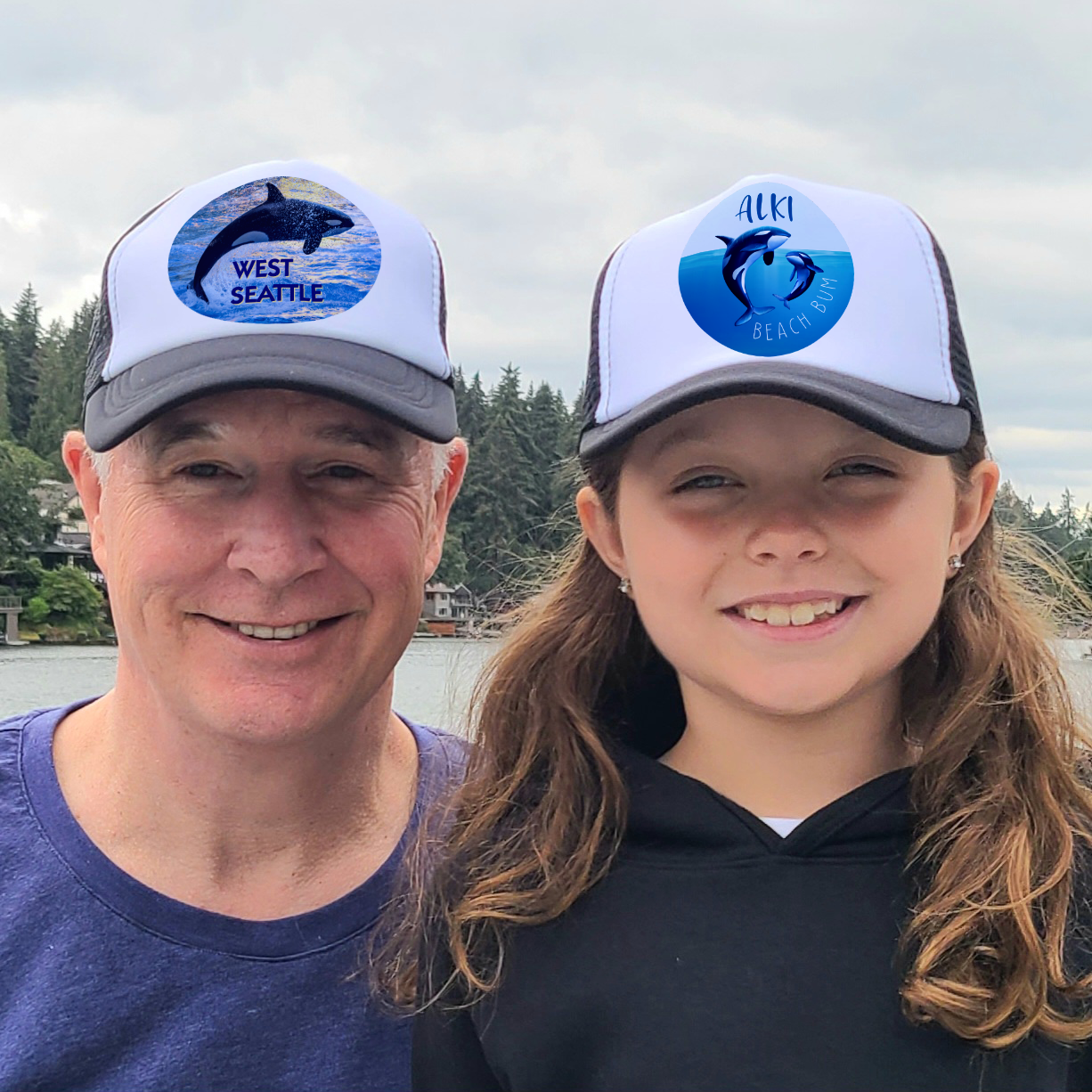 West Seattle + Alki Beach Kids Trucker Hats! – GOODSPEED INK